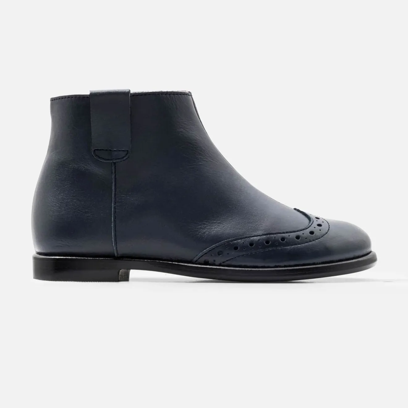 Boots Et Botillons|Chaussures-Jacadi Boots enfant fille en cuir - marine MARINE JACADI