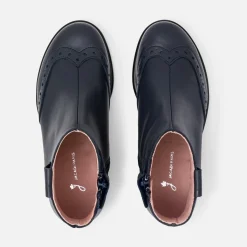 Boots Et Botillons|Chaussures-Jacadi Boots enfant fille en cuir - marine MARINE JACADI