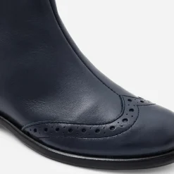 Boots Et Botillons|Chaussures-Jacadi Boots enfant fille en cuir - marine MARINE JACADI