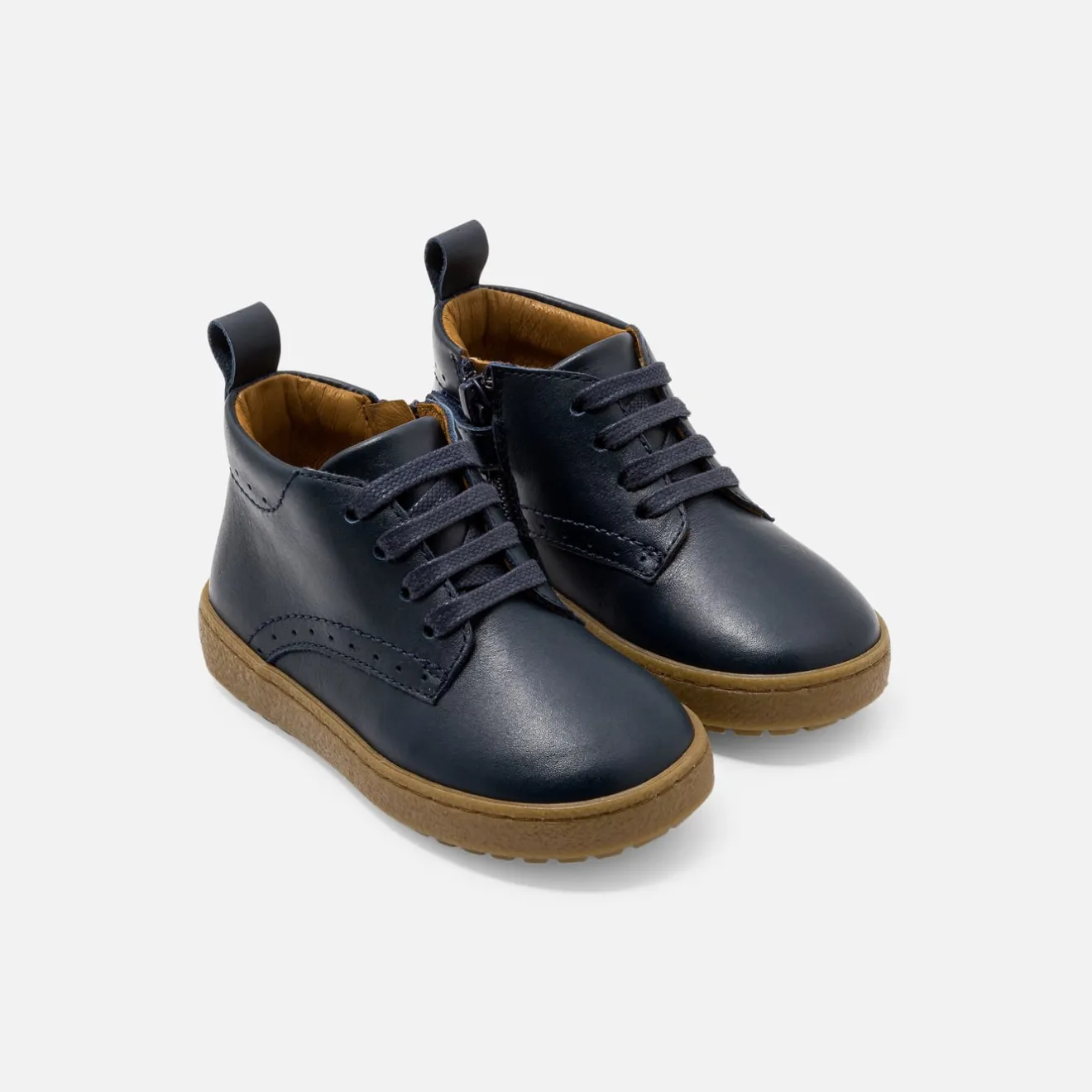 Boots Et Bottillons-Jacadi Bottillons bébé garçon en cuir - marine MARINE JACADI