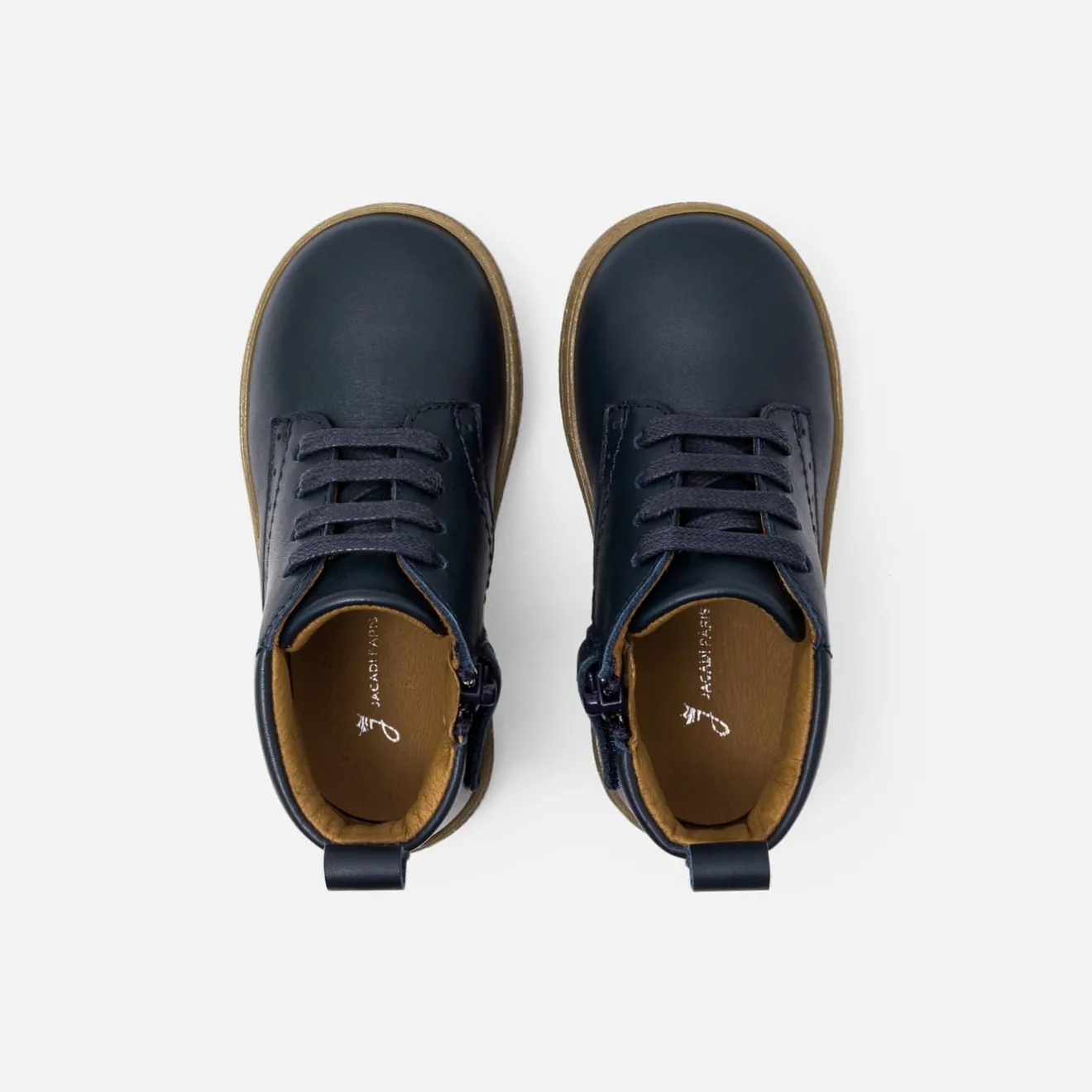 Boots Et Bottillons-Jacadi Bottillons bébé garçon en cuir - marine MARINE JACADI