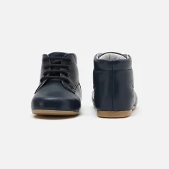 Boots Et Bottillons|Boots Et Botillons-Jacadi Bottillons premiers pas mixte en cuir lisse - marine MARINE JACADI