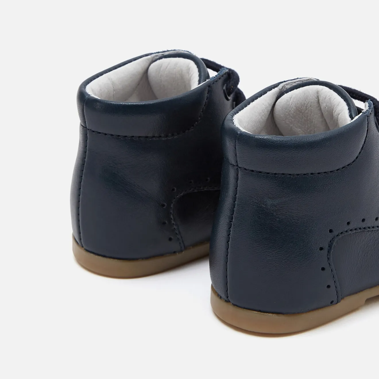 Boots Et Bottillons|Boots Et Botillons-Jacadi Bottillons premiers pas mixte en cuir lisse - marine MARINE JACADI