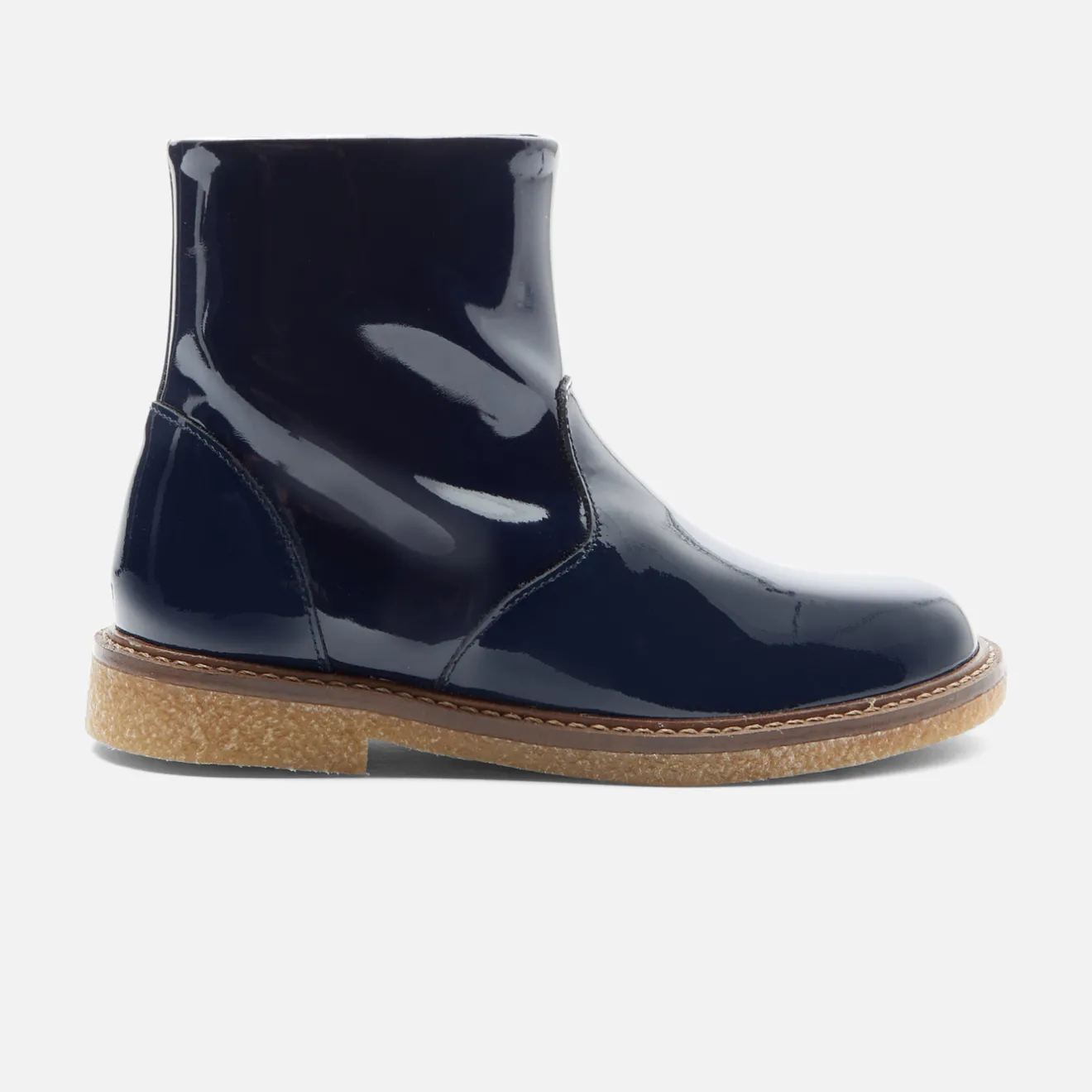 Boots Et Botillons|Chaussures-Jacadi Bottines enfant fille en vernis synthé - marine MARINE JACADI