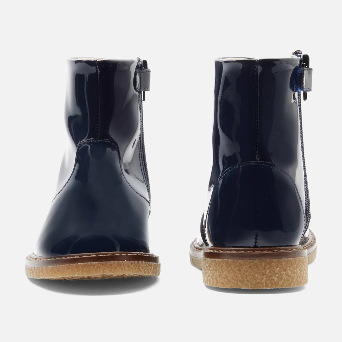 Boots Et Botillons|Chaussures-Jacadi Bottines enfant fille en vernis synthé - marine MARINE JACADI