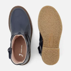 Boots Et Botillons|Chaussures-Jacadi Bottines enfant fille en vernis synthé - marine MARINE JACADI