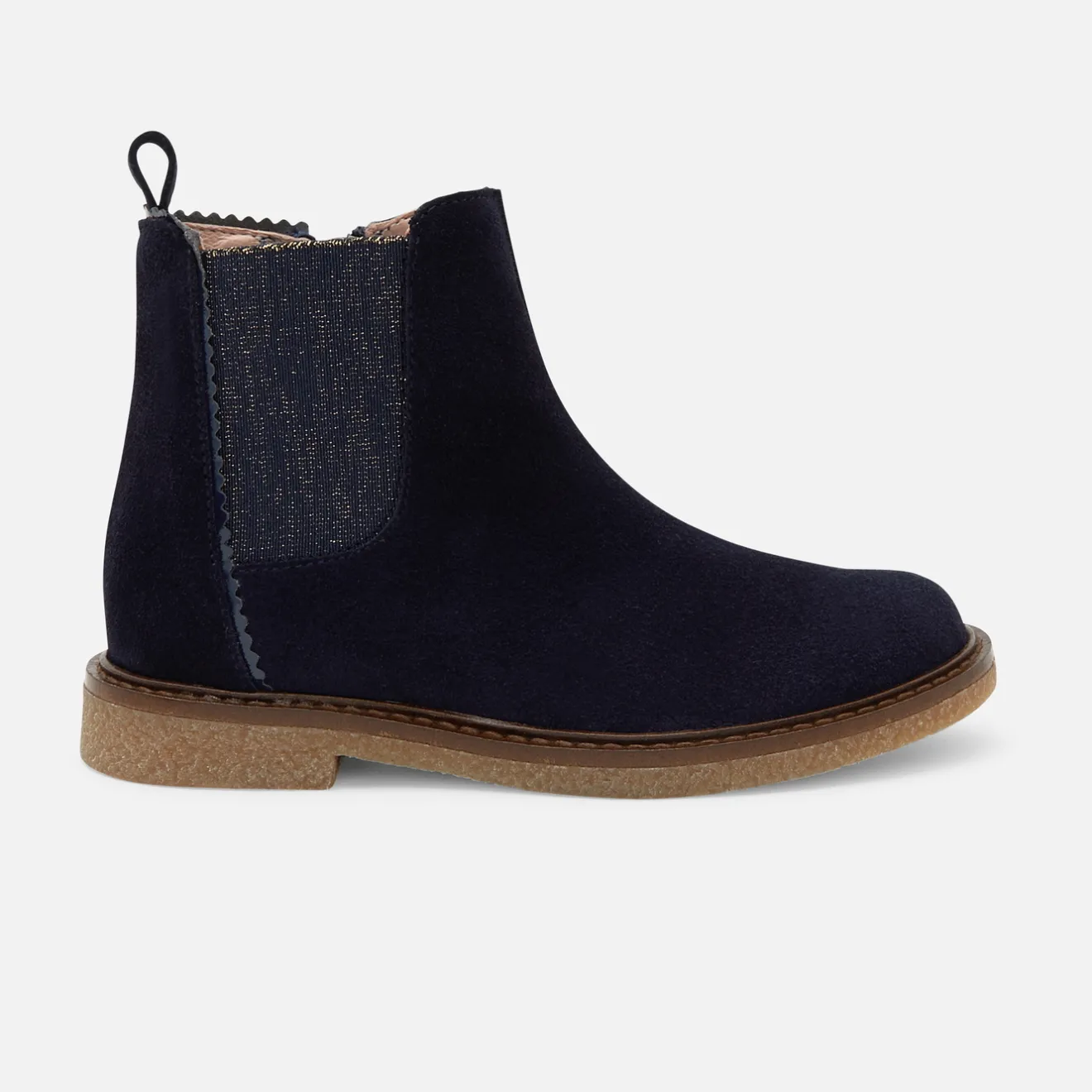 Boots Et Botillons|Chaussures-Jacadi Bottines enfant fille en cuir - marine MARINE JACADI