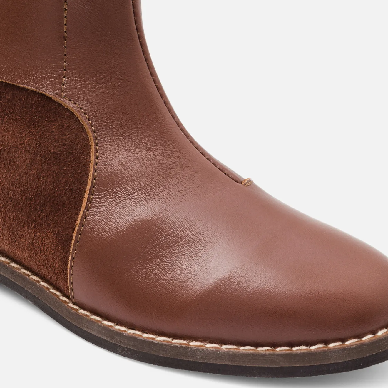 Boots Et Botillons|Chaussures-Jacadi Bottines enfant fille en cuir - NATUREL