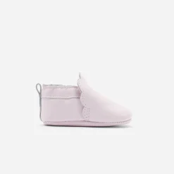 Accessoires-Jacadi Bottons bébé fille en cuir - ROSE