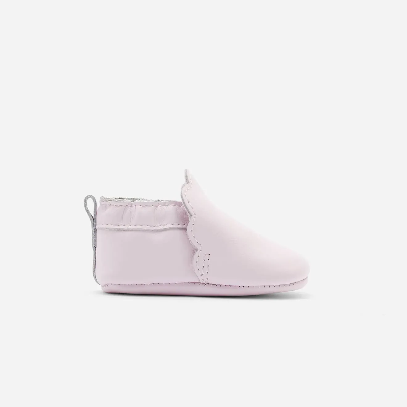 Accessoires-Jacadi Bottons bébé fille en cuir - ROSE
