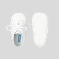 Accessoires-Jacadi Bottons en cuir bébé - blanc BLANC JACADI