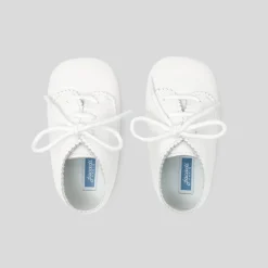 Accessoires-Jacadi Bottons en cuir bébé - blanc BLANC JACADI