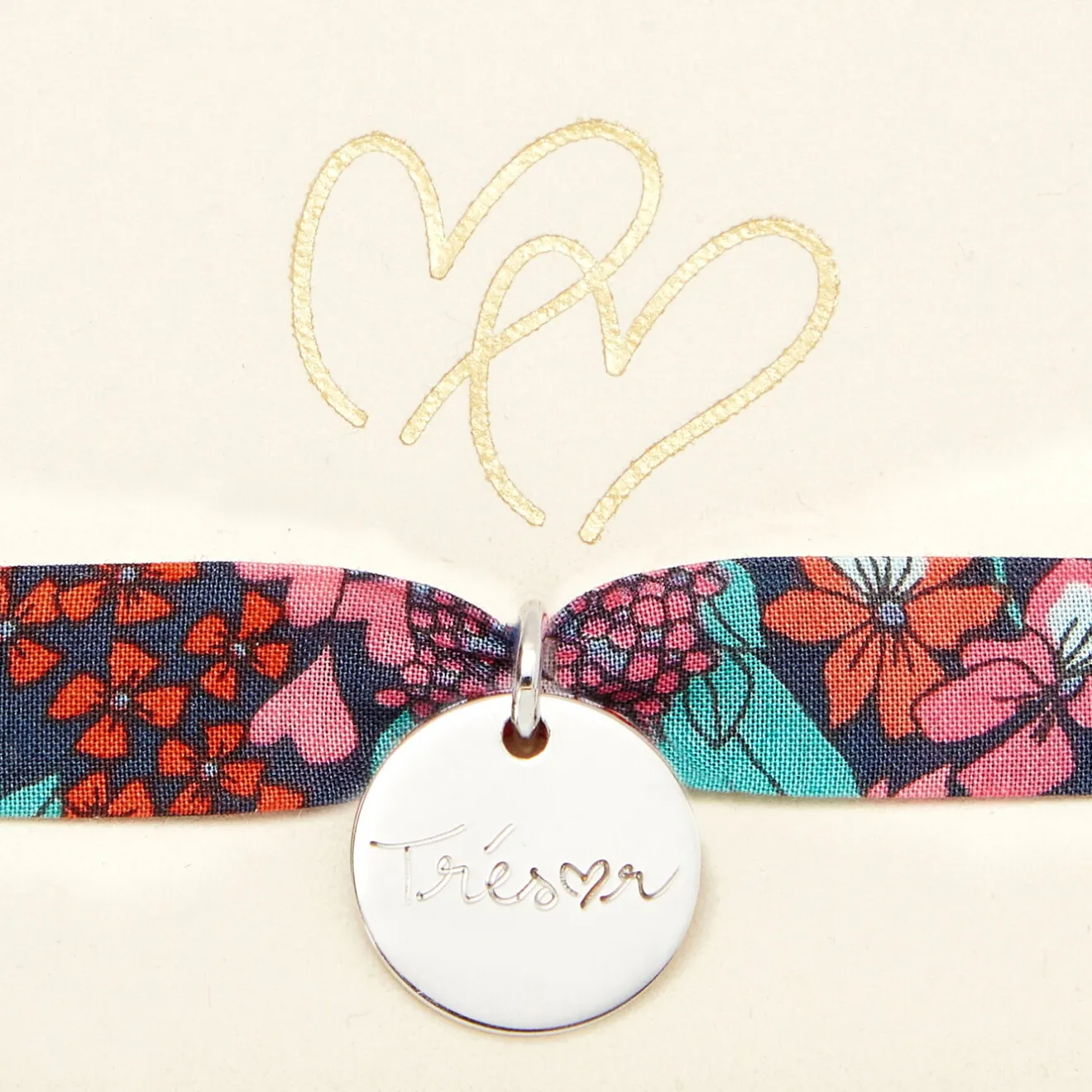 Accessoires-Jacadi Bracelet x Merci Maman argent - lore MARINE/MULTICO