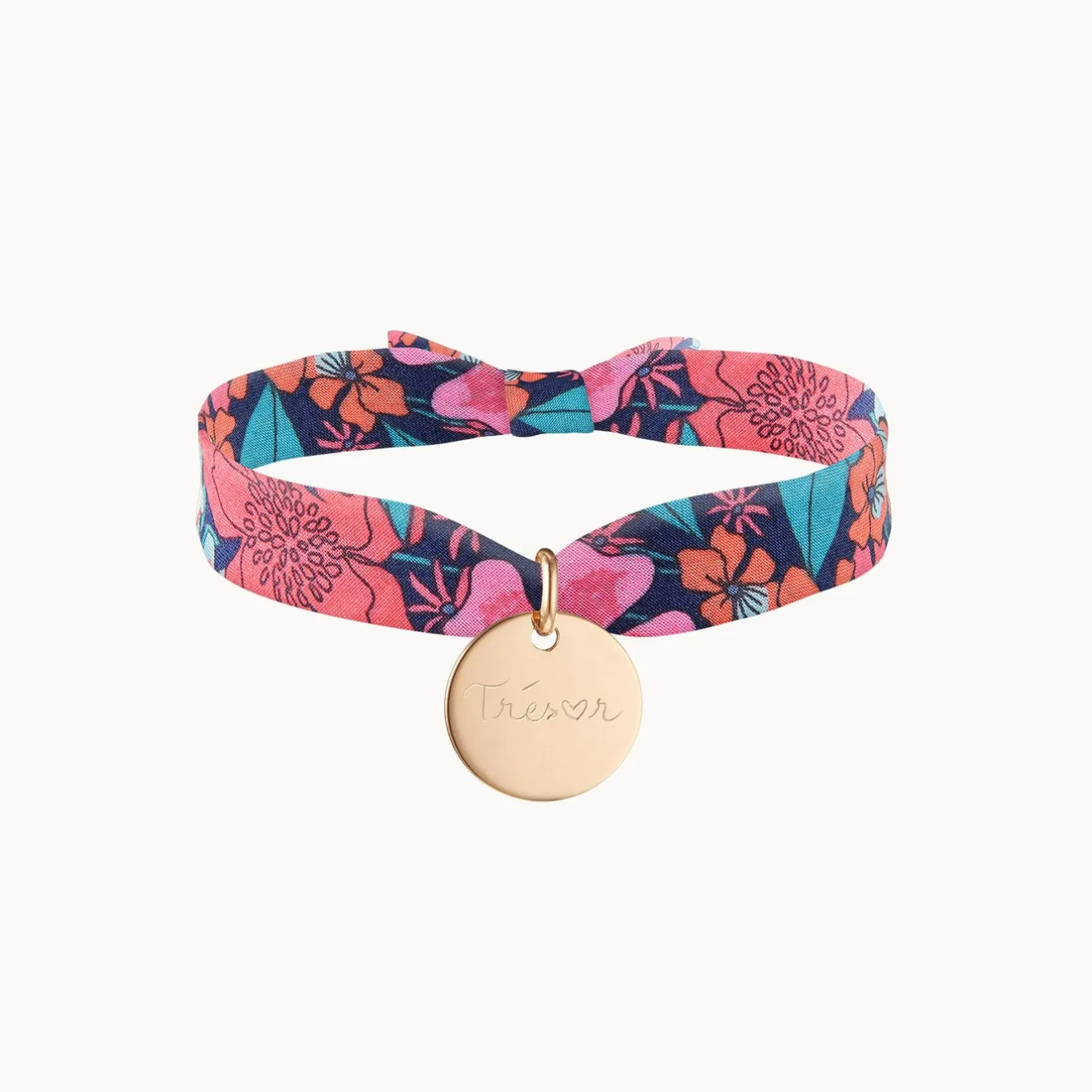 Accessoires-Jacadi Bracelet x Merci Maman doré - lore MARINE/MULTICO