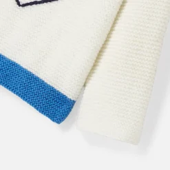 Pull, Sweat Et Cardigan-Jacadi Brassière Love Maille collection solidaire - BLANC/BLEU