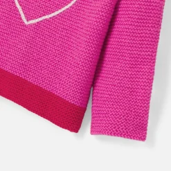 Pull, Sweat Et Cardigan-Jacadi Brassière Love Maille collection solidaire - ROSE/ROUGE