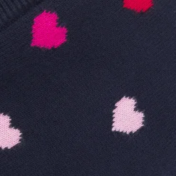 Accessoires-Jacadi Cagoule bébé fille à petits cœurs - lore MARINE/MULTICO