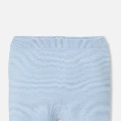 Pantalon, Bloomer Et Short-Jacadi Caleçon bébé en point mousse - BLEU PALE