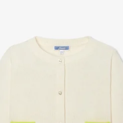 Pull, Sweat Et Cardigan-Jacadi Cardigan bébé fille - lore BLANC DOUX/MULTICO