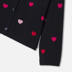 Pull, Sweat Et Cardigan-Jacadi Cardigan bébé fille - lore MARINE/MULTICO