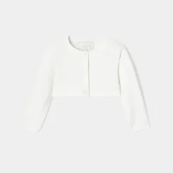 Pull, Sweat Et Cardigan-Jacadi Cardigan bébé fille cérémonie - blanc BLANC JACADI