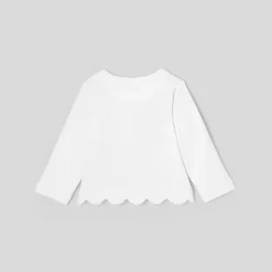 Pull, Sweat Et Cardigan-Jacadi Cardigan bébé fille en molleton - blanc BLANC JACADI