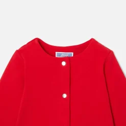 Pull, Sweat Et Cardigan-Jacadi Cardigan bébé fille en molleton - rouge ROUGE JACADI