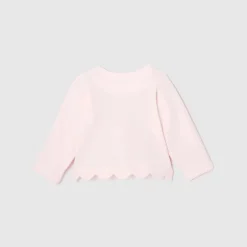 Pull, Sweat Et Cardigan-Jacadi Cardigan bébé fille en molleton - rose poudre ROSE POUDRE JACADI