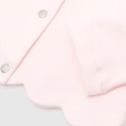 Pull, Sweat Et Cardigan-Jacadi Cardigan bébé fille en molleton - rose poudre ROSE POUDRE JACADI