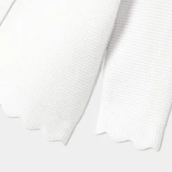 Pull, Sweat Et Cardigan-Jacadi Cardigan bébé fille en point mousse - blanc BLANC JACADI