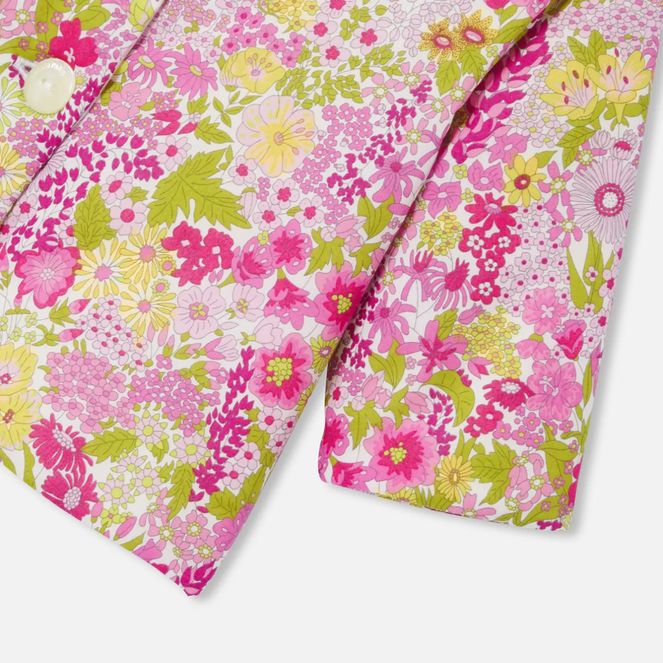 Pull, Sweat Et Cardigan-Jacadi Cardigan bébé fille en Tissu Liberty - lore ROSE/MULTICO