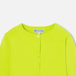 Pull, Sweat Et Cardigan-Jacadi Cardigan bébé fille en tricot - PISTACHE
