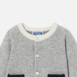 Pull, Sweat Et Cardigan-Jacadi Cardigan bébé garçon - lore GRIS/MULTICO