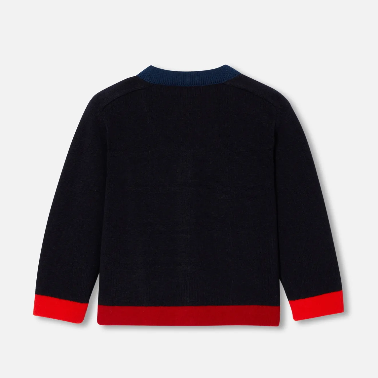 Pull, Sweat Et Cardigan-Jacadi Cardigan bébé garçon - MARINE/ROUGE