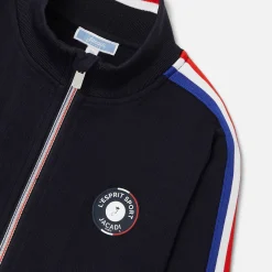 Pull, Sweat Et Cardigan-Jacadi Cardigan col montant enfant garçon - marine MARINE JACADI