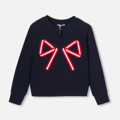 Pull, Sweat Et Cardigan-Jacadi Cardigan en molleton enfant fille - marine MARINE JACADI