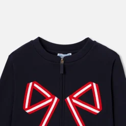 Pull, Sweat Et Cardigan-Jacadi Cardigan en molleton enfant fille - marine MARINE JACADI