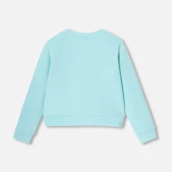 Pull, Sweat Et Cardigan-Jacadi Cardigan en molleton enfant fille - VERT D EAU
