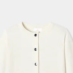 Pull, Sweat Et Cardigan-Jacadi Cardigan enfant fille - blanc doux BLANC DOUX JACADI