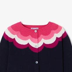 Pull, Sweat Et Cardigan-Jacadi Cardigan enfant fille - lore MARINE/MULTICO