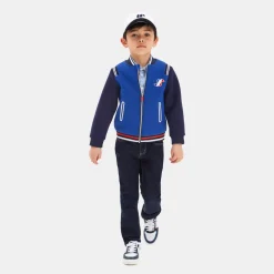 Pull, Sweat Et Cardigan-Jacadi Cardigan esprit Teddy enfant garçon - BLEU FONCE