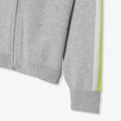 Pull, Sweat Et Cardigan-Jacadi Cardigan zippé enfant garçon - gris chine clair GRIS CHINE CLAIR JACADI