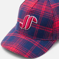 Accessoires-Jacadi Casquette enfant garçon en flanelle - MARINE/ROUGE