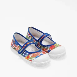 Chaussures-Jacadi Charles IX en toile enfant fille - lore MULTICO