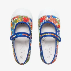 Chaussures-Jacadi Charles IX en toile enfant fille - lore MULTICO