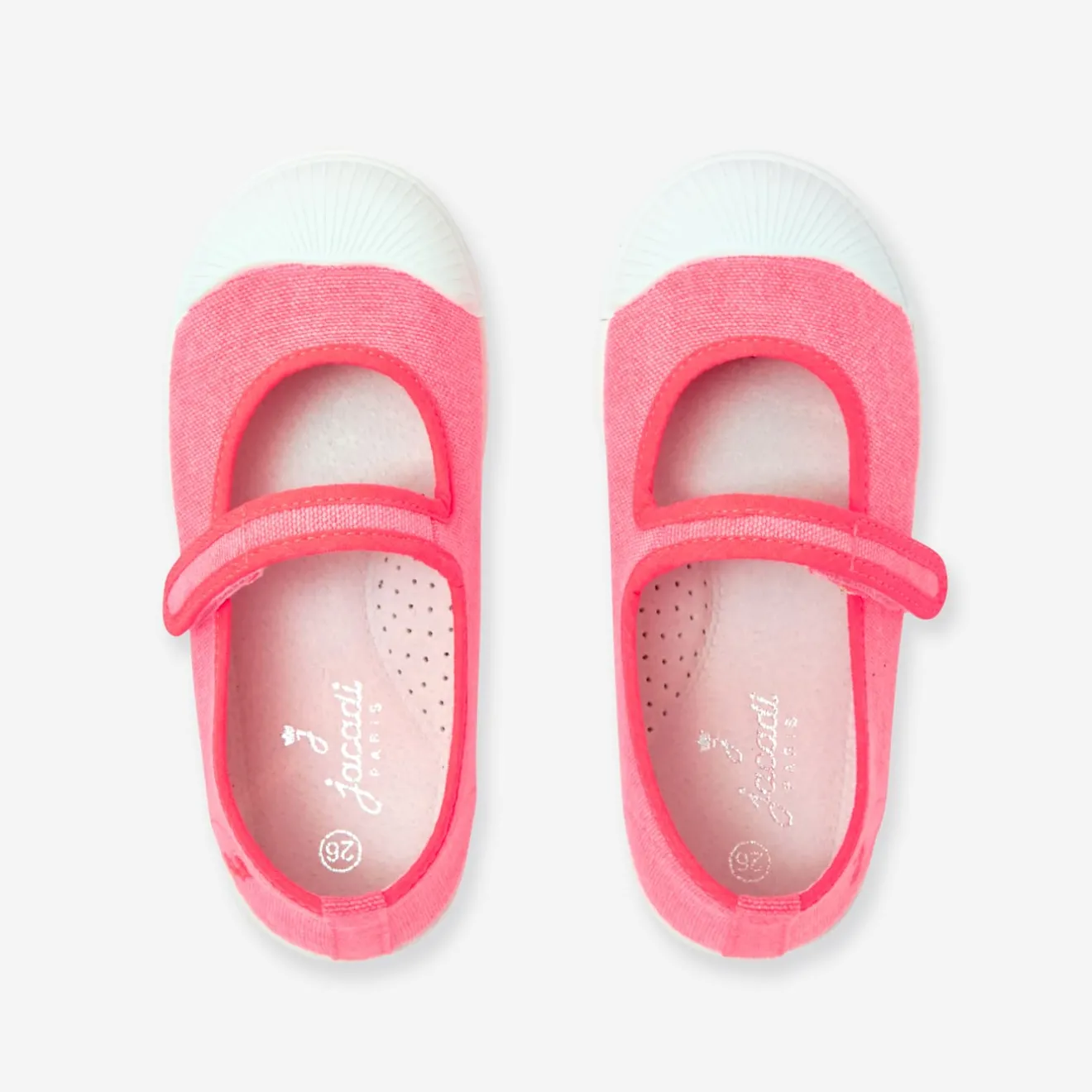 Chaussures-Jacadi Charles IX en toile enfant fille ROSE JACADI