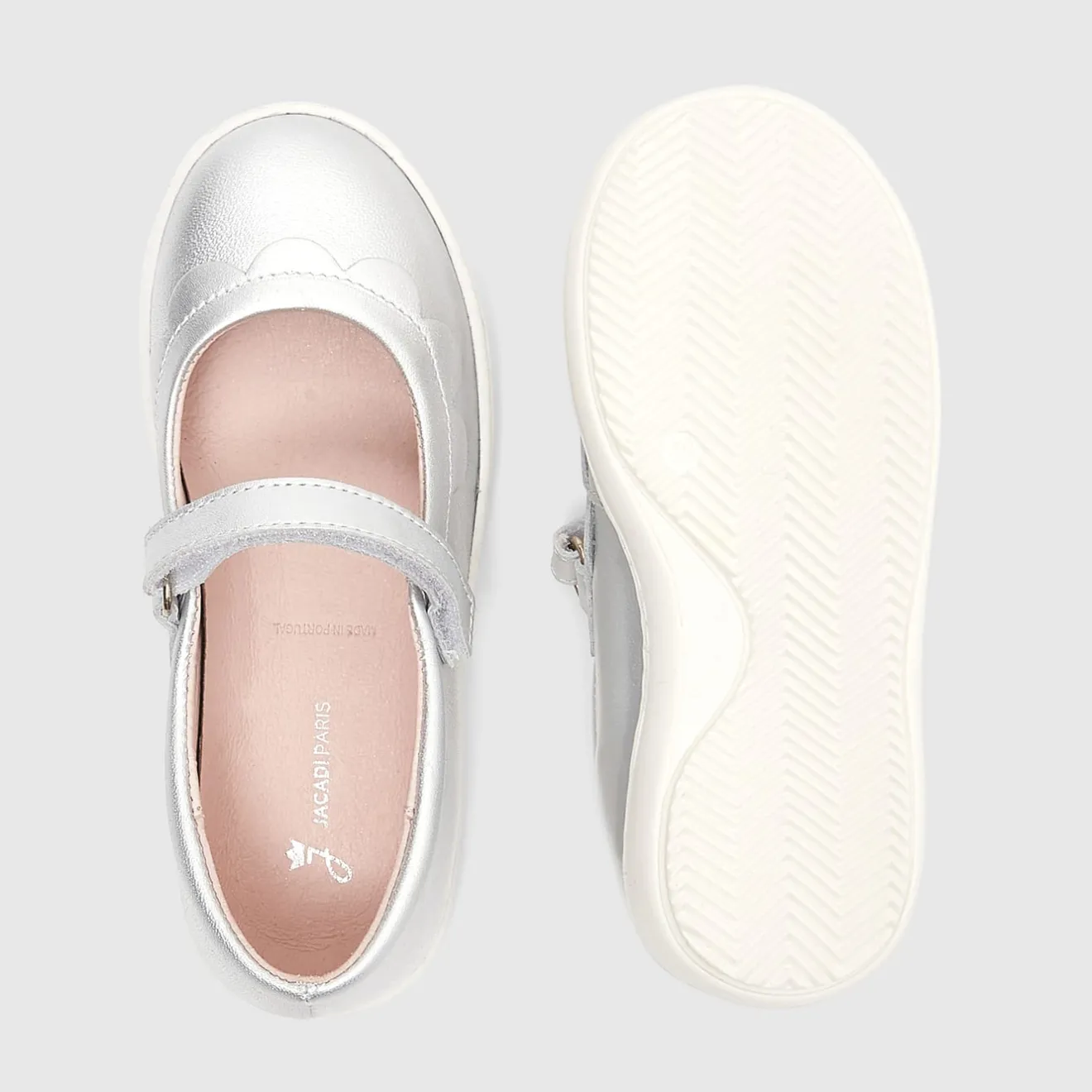 Babies, Charles Ix, Salomés Et Ballerines|Chaussures-Jacadi Charles IX enfant fille - ARGENT