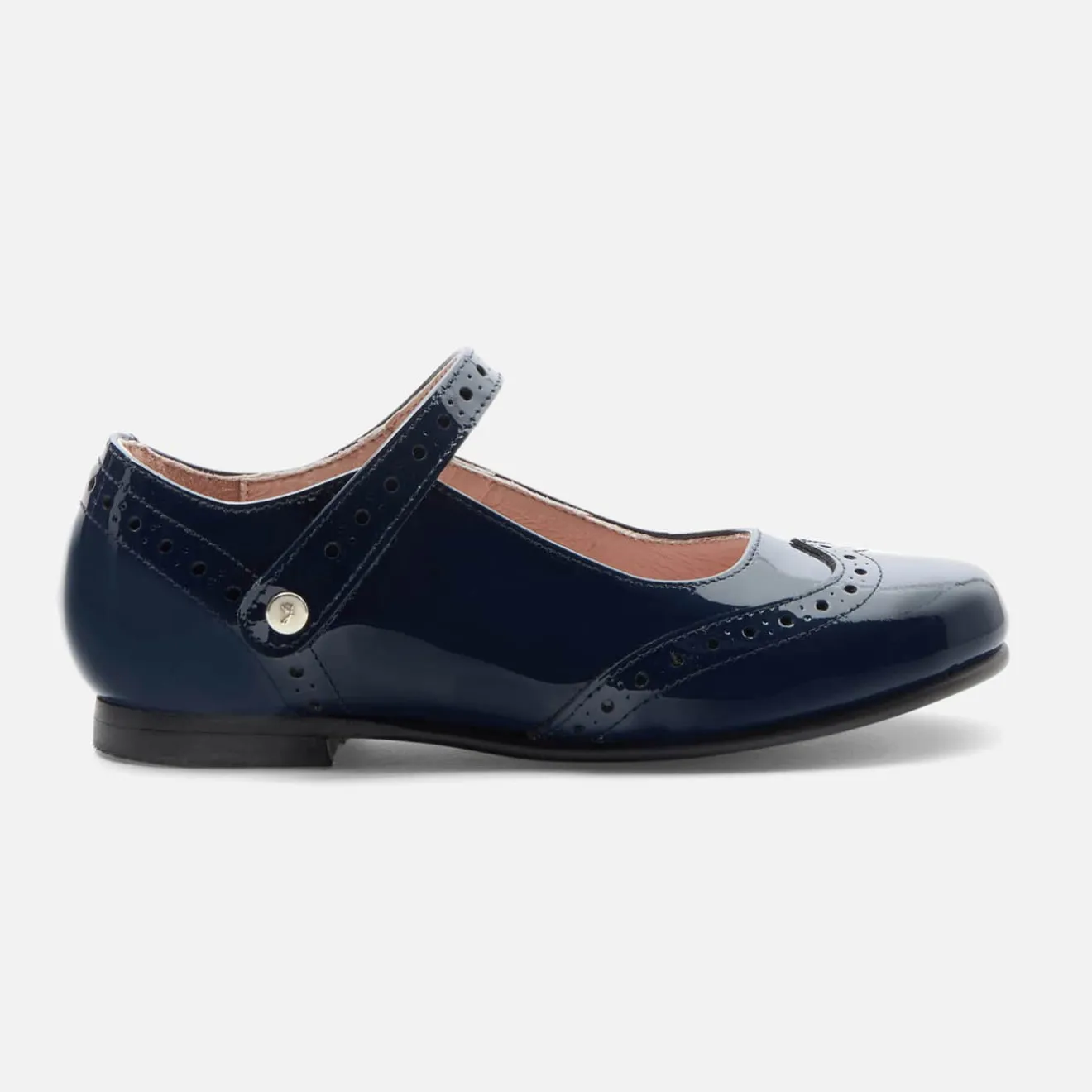 Babies, Charles Ix, Salomés Et Ballerines|Chaussures-Jacadi Charles IX enfant fille en cuir verni - marine MARINE JACADI