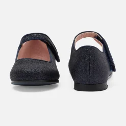 Babies, Charles Ix, Salomés Et Ballerines|Chaussures-Jacadi Charles IX enfant fille pailletées - marine MARINE JACADI