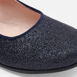 Babies, Charles Ix, Salomés Et Ballerines|Chaussures-Jacadi Charles IX enfant fille pailletées - marine MARINE JACADI